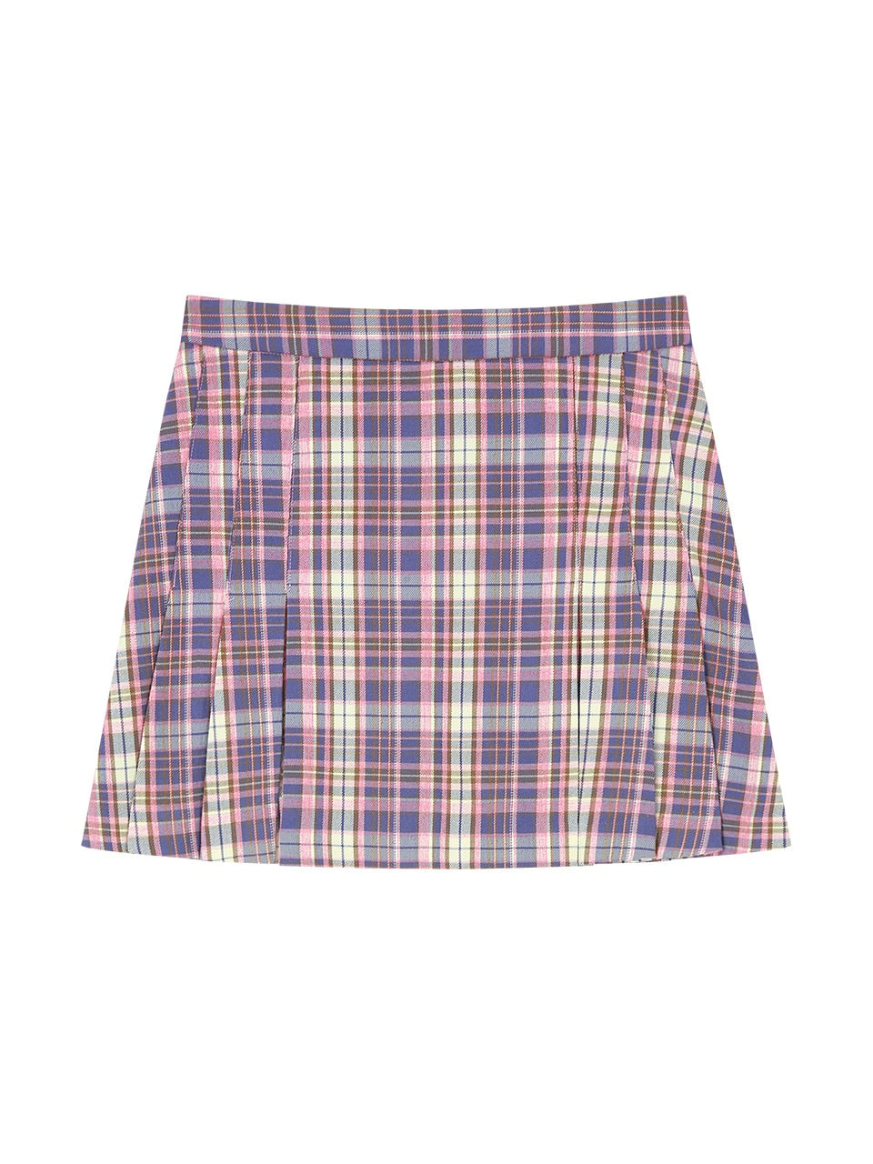 CANDY CHECK SKIRT (PINK)